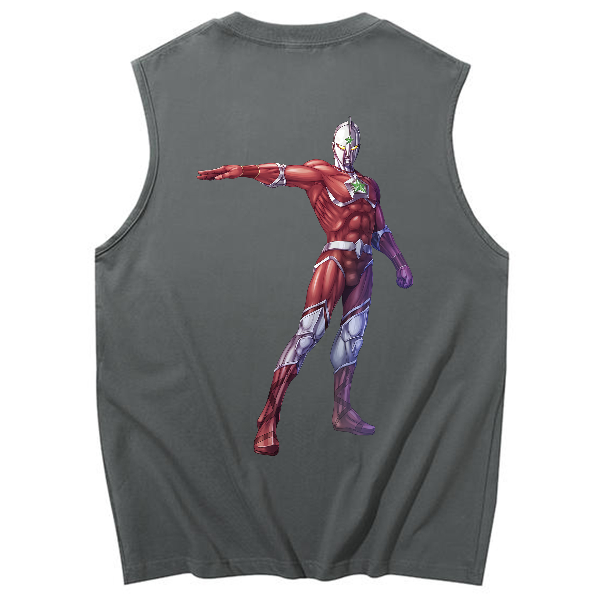 （画像用） ウルトラマン Ultraman コットン100％タンクトップ（背面プリント）